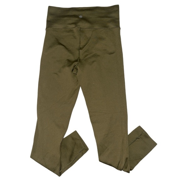 Athleta olive green seamless full length leggings women’s size medium - Picture 2 of 6